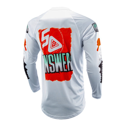 Answer 26 LE Syncron Artifacts Jersey 50 Years Red/White/Blue Youth - Small