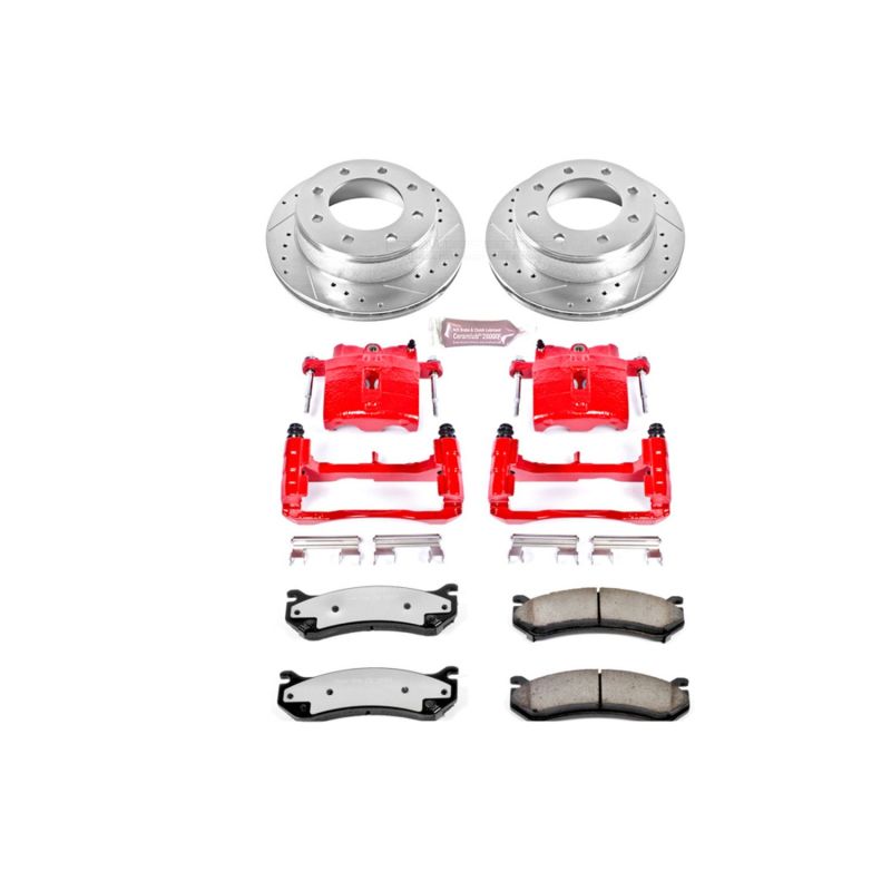 PowerStop Power Stop 03-09 Hummer H2 Rear Z36 Truck&Tow Kit w/Cals