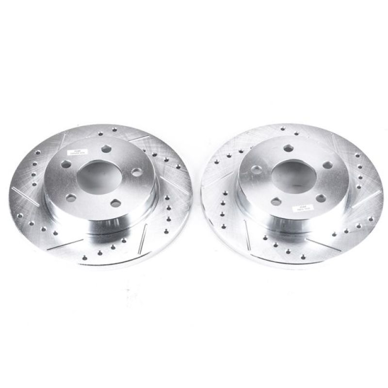 PowerStop Power Stop 05-08 Chevrolet Cobalt Rear Evolution Drilled & Slotted Rotors - Pair