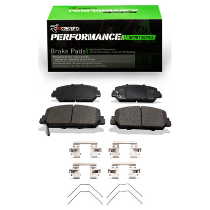 R1 Concepts R1 13-22 Acura ILX Front Performance Sport Pads & Hardware Kit