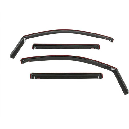 Westin 2016-2018 Nissan Titan XD/Titan In-Channel Wind Deflector 4pc - Smoke