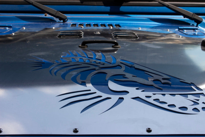 Fishbone Offroad 97-02 Jeep JK Jeep Wrangler Hood Louver - Black