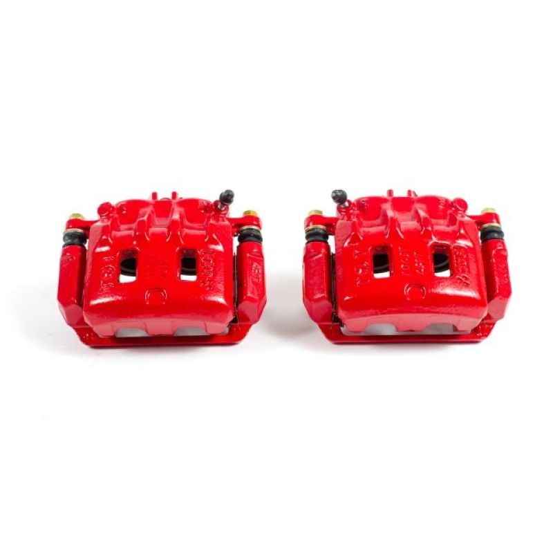 PowerStop Power Stop 98-02 Subaru Forester Front Red Calipers w/Brackets - Pair