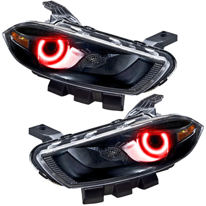 ORACLE Lighting Oracle Dodge Dart 13-16 Halo Kit - ColorSHIFT w/ 2.0 Controller