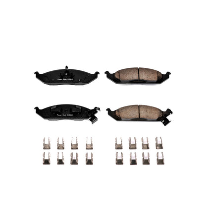 PowerStop Power Stop 95-00 Chrysler Cirrus Front Z17 Evolution Ceramic Brake Pads w/Hardware