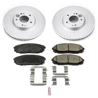 PowerStop Power Stop 15-19 Kia Sedona Front Z17 Evolution Geomet Coated Brake Kit