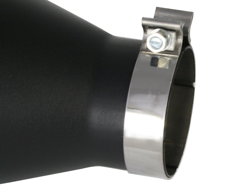 aFe MACH Force-Xp Universal Exhaust Tip 4 IN Inlet x 7 IN Outlet x 18 IN L