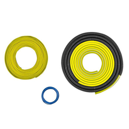 DS18 4-GA Amplifier Install Kit Advance- Yellow