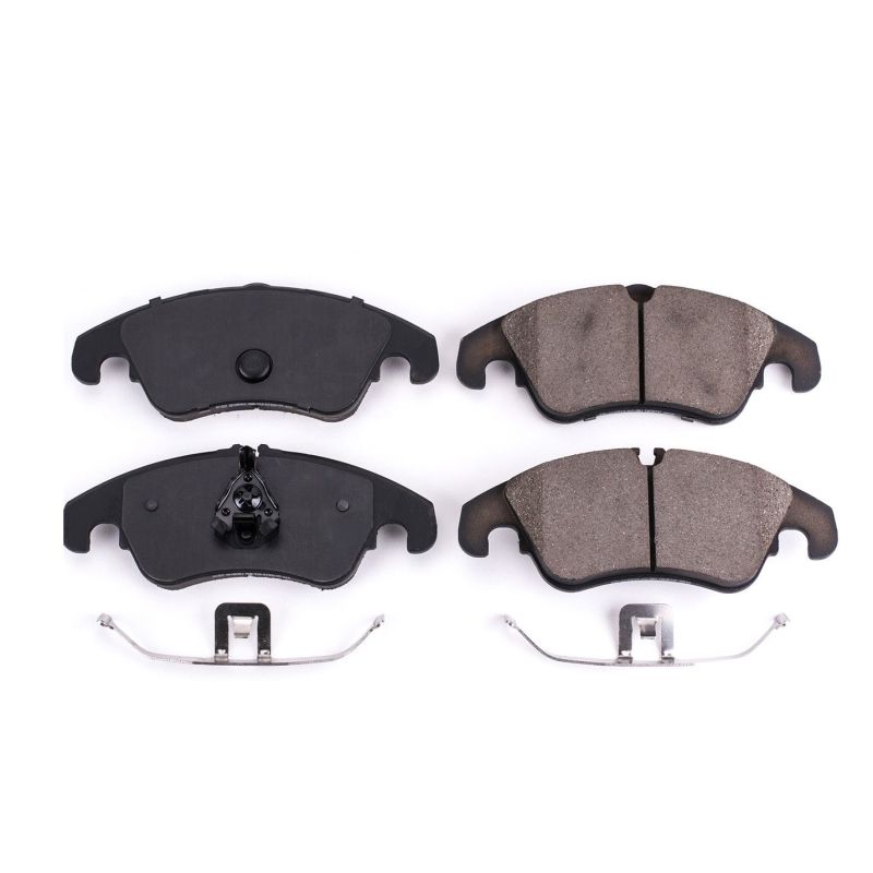 PowerStop Power Stop 10-16 Audi A4 Front Z17 Evolution Ceramic Brake Pads w/Hardware