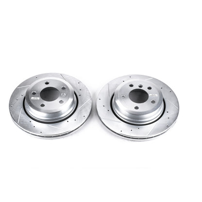 PowerStop Power Stop 04-10 BMW X3 Rear Evolution Drilled & Slotted Rotors - Pair