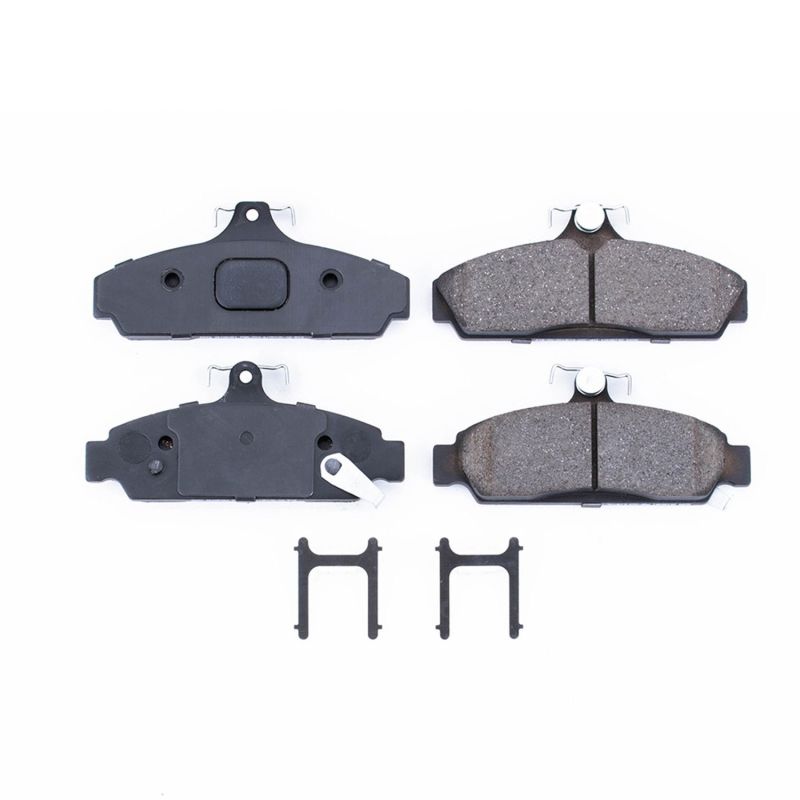 PowerStop Power Stop 84-87 Chevrolet Corvette Front Z17 Evolution Ceramic Brake Pads w/Hardware