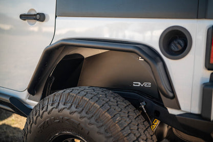 DV8 Offroad 07-18 Jeep Wrangler JK Rear Inner Fender - Satin Black