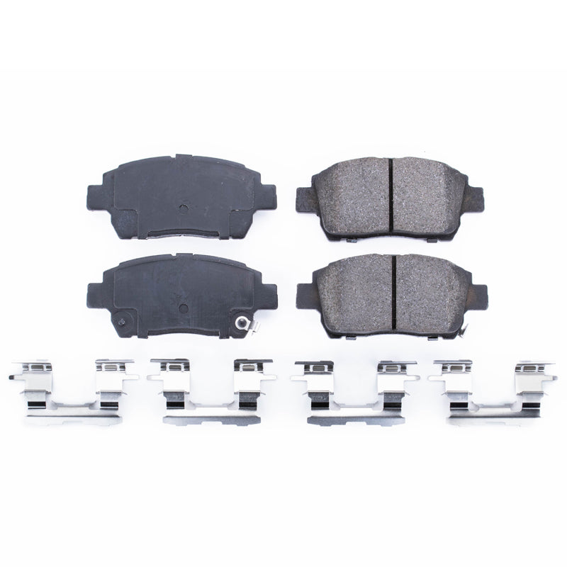 PowerStop Power Stop 12-15 Scion iQ Front Z17 Evolution Ceramic Brake Pads w/Hardware