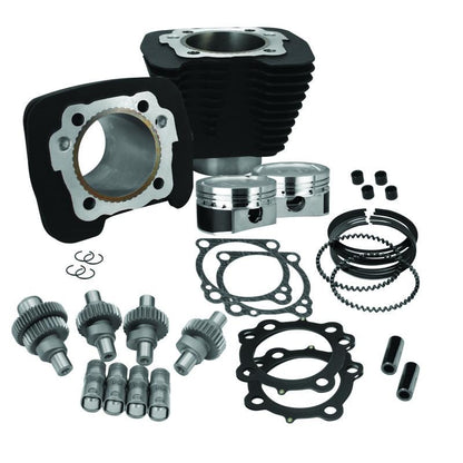 S&S Cycle 00-21 Sportster Models 883cc to 1200cc Hooligan Kit - Wrinkle Black