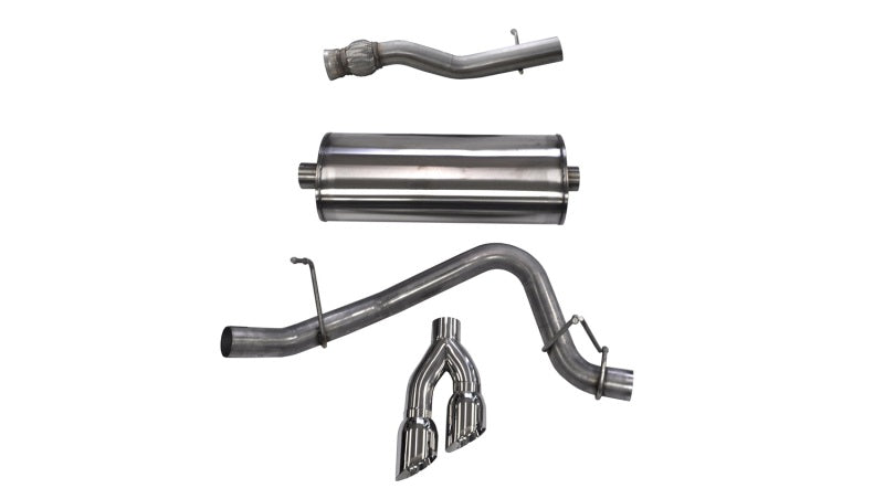 CORSA Performance Corsa 2015-2020 GMC Yukon Denali XL 6.2L V8 3in Cat-Back Single Side Exit Twin 4in Polished Tips