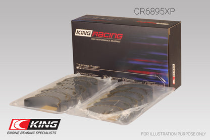 King Engine Bearings King Ford Ecoboost 3.5L V6 pMaxBlack Coated Connecting Rod Bearing Set - Size +0.25mm