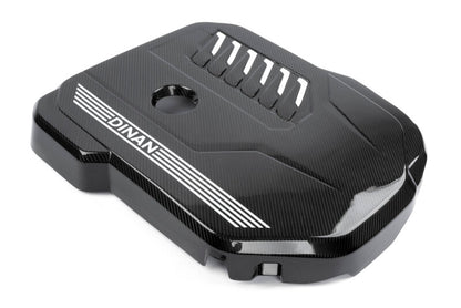 Dinan 19-26 BMW B58D (G01/G02/G20/G22/G23/G26/G42) Gloss Carbon Fiber Engine Cover w/Matte Accents