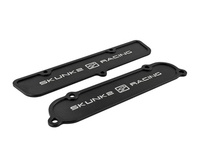 Skunk2 Racing Skunk2 Black Anodized Billet 6061 Aluminum Intake & Exhaust Port Covers - K-Series Cylinder Heads
