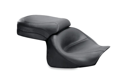 Mustang Motorcycle Mustang 03-08 Kawasaki Vulcan 1600 Classic, 05-08 Nomad Standard Touring 2PC Seat - Black