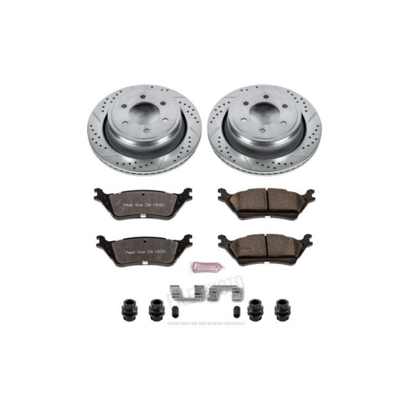 PowerStop Power Stop 12-18 Ford F-150 Rear Z36 Truck & Tow Brake Kit