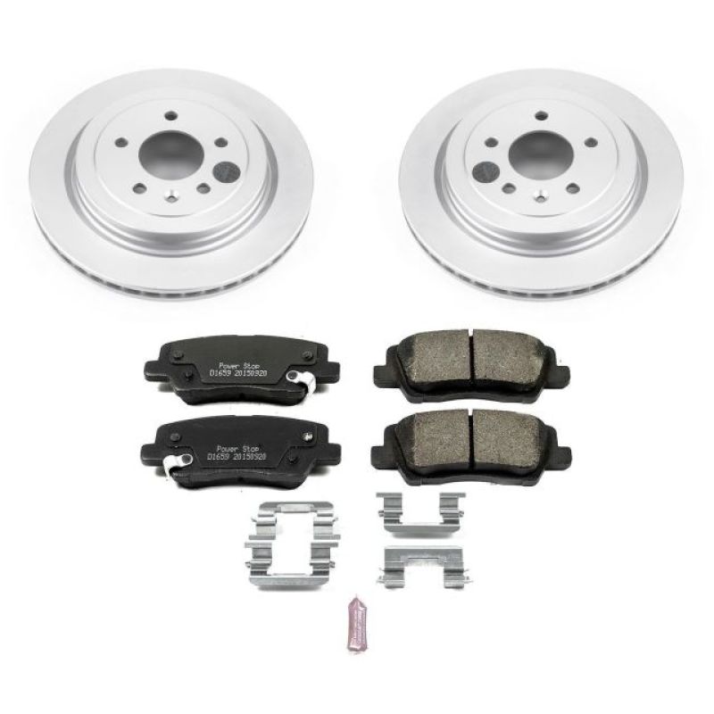 PowerStop Power Stop 13-15 Cadillac ATS Rear Z17 Evolution Geomet Coated Brake Kit