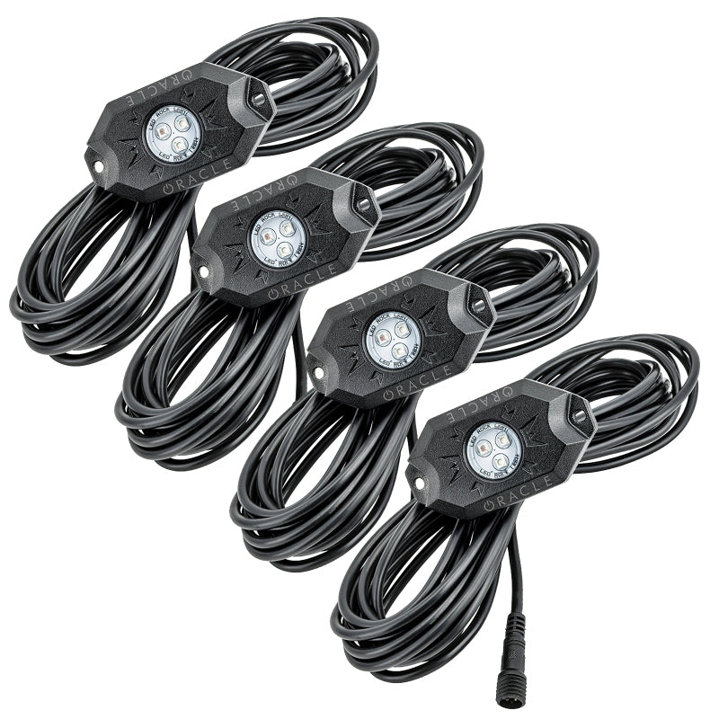 ORACLE Lighting Oracle Bluetooth + RF Underbody Rock Light Kit - 4 PCS - ColorSHIFT