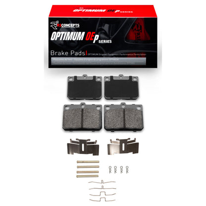 R1 Concepts R1 1974-1987 Dodge Colt Front R1 Optimum OE Pads & Hardware Kit