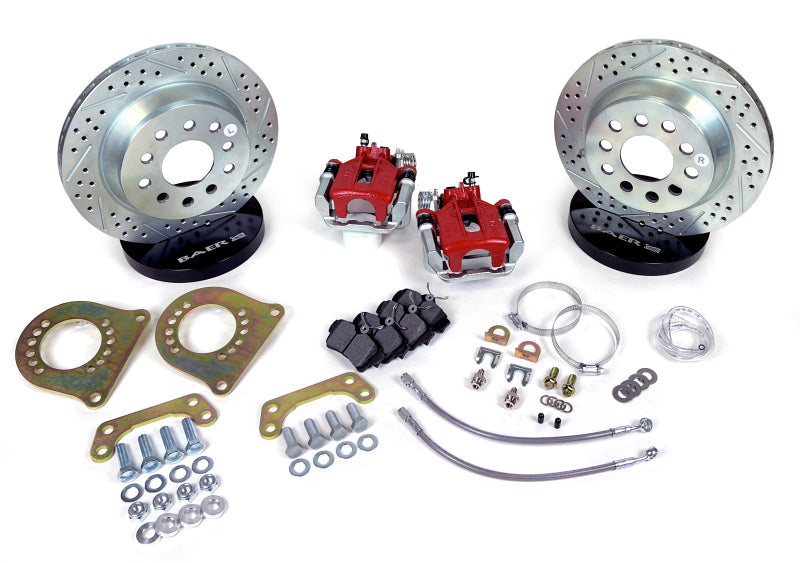 Baer Brakes 88-98 Chevrolet/GMC C1500 2WD Trucks 11.65in Classic Series Rear Brake Kit - Red