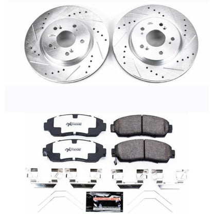 PowerStop Power Stop 12-15 Honda Crosstour Front Z26 Street Warrior Brake Kit