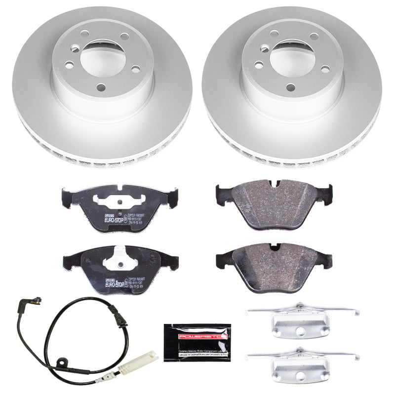 PowerStop Power Stop 04-06 BMW 525i Front Euro-Stop Brake Kit