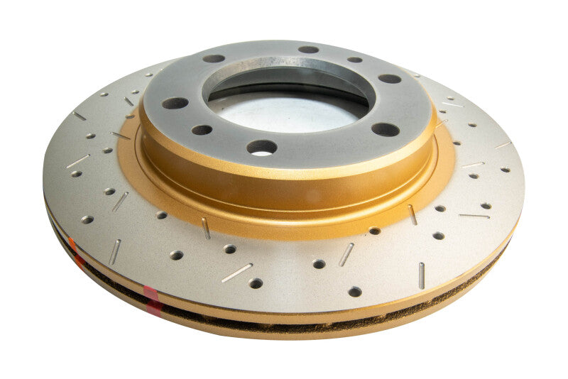DBA 8/83-89 Toyota Land Cruiser Front Slotted & Cross Drilled 4000 XS Series Rotor