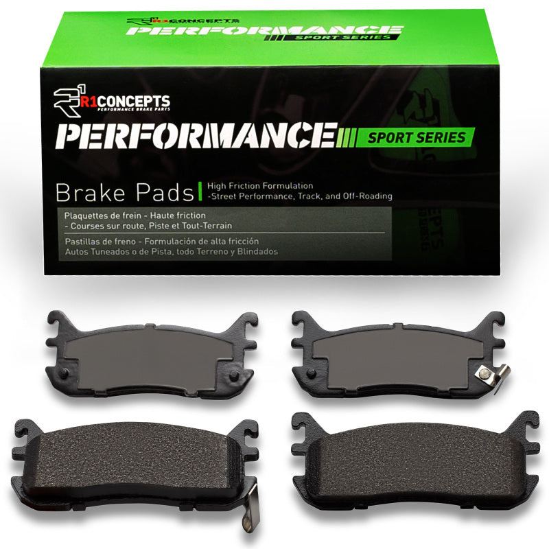 R1 Concepts R1 94-03 Mercury Tracer Rear Performance Sport Brake Pads