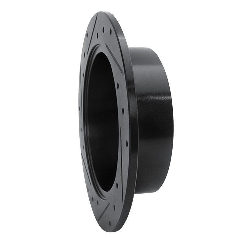 R1 Concepts R1 09-15 Toyota Venza Rear Right Drilled & Slotted Black Brake Rotor
