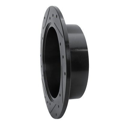 R1 Concepts R1 09-15 Toyota Venza Rear Right Drilled & Slotted Black Brake Rotor