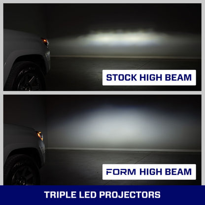 Form Lighting 2014-2024 Toyota 4Runner Sequential LED Projector Headlights (Pair)