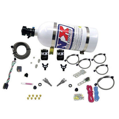 Nitrous Express 92-95 Dodge V8 TBI Dual Nozzle Nitrous Kit (50-125HP) w/10lb Bottle