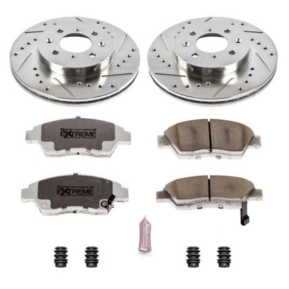 PowerStop Power Stop 03-05 Honda Civic Front Z26 Street Warrior Brake Kit