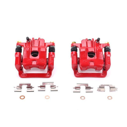 PowerStop Power Stop 01-06 Acura MDX Rear Red Calipers w/Brackets - Pair