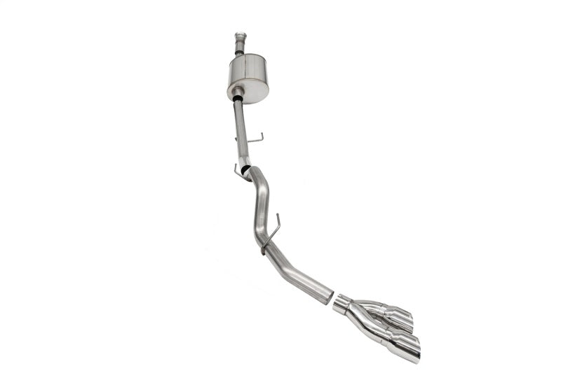 CORSA Performance Corsa 2021-2025 Ford F-150 SuperCab/6.5in Bed 5.0L V8 Sport Cat-Back Single Side Exit-Polished