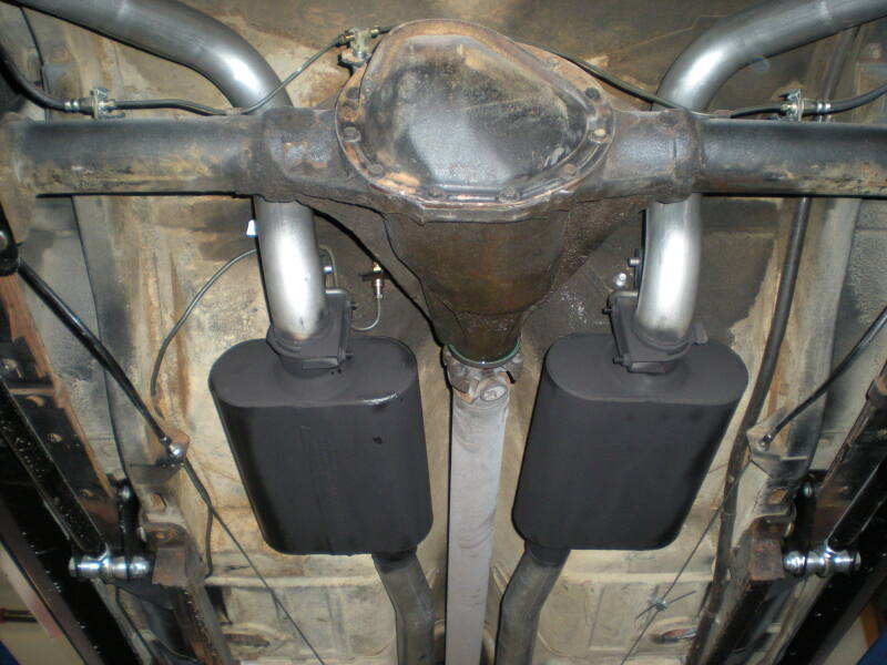 Flowmaster 67-68 GM F-BODY 2.5in. SS American Thunder Crossmember-Back Exhaust System