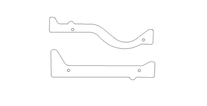 Cometic Gasket Cometic Chrysler Magnum V8 .047in Fiber Intake End Seals Kit - Front & Rear Crossovers