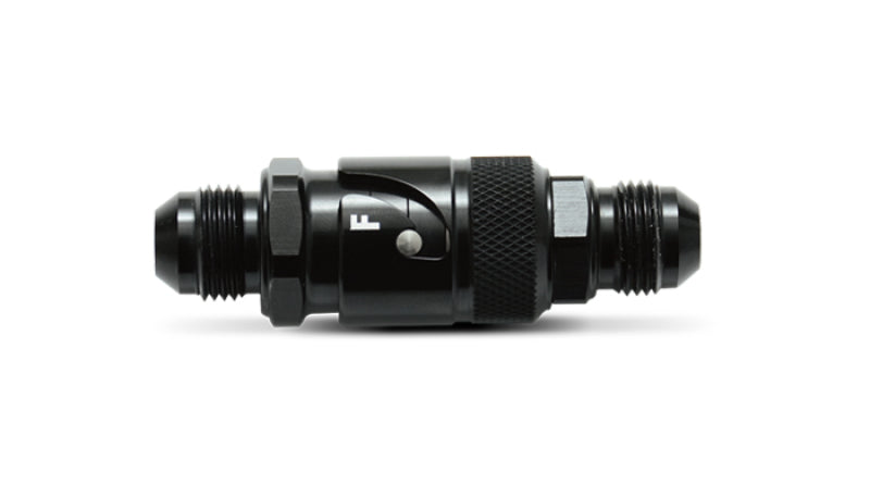 Vibrant -6 Quick Release Fitting with Viton Seal - Aluminum