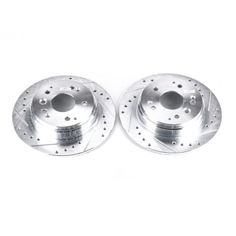 PowerStop Power Stop 04-08 Acura TL Rear Evolution Drilled & Slotted Rotors - Pair
