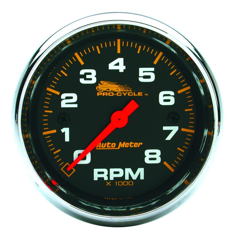 Autometer Pro-Cycle Gauge Oil Pressure 2 1/16in 100psi Digital Stepper Motor Black