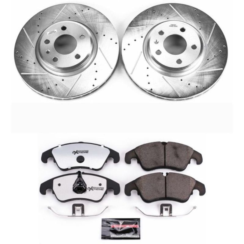 PowerStop Power Stop 09-11 Audi A4 Front Z26 Street Warrior Brake Kit