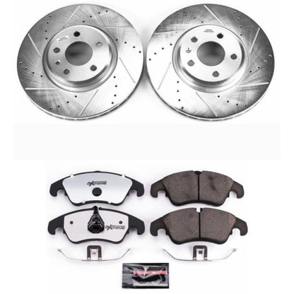 PowerStop Power Stop 09-11 Audi A4 Front Z26 Street Warrior Brake Kit