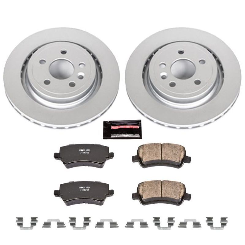 PowerStop Power Stop 11-18 Volvo S60 Rear Z23 Evolution Sport Coated Brake Kit