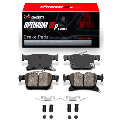 R1 Concepts R1 17-24 Chrysler Grand Caravan Rear Optimum OE Pads & Hardware Kit