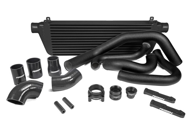 Perrin Performance PERRIN 22-26 Subaru WRX Front Mount Intercooler Kit (Black Tubes & Black Core)