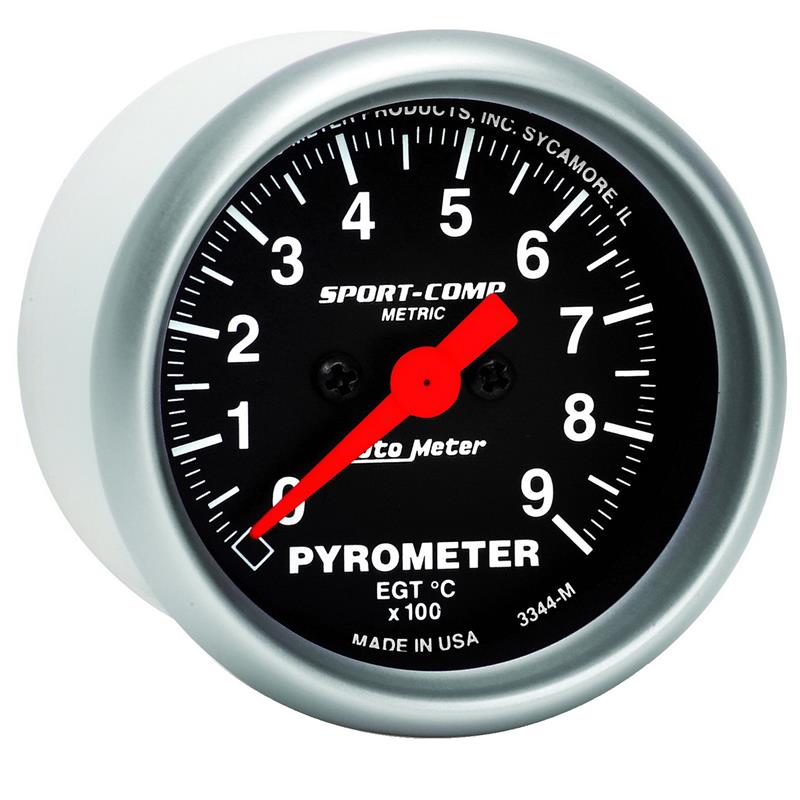 Autometer Sport-Comp 52.4mm 0-900 Deg C Electronic Pyrometer Gauge